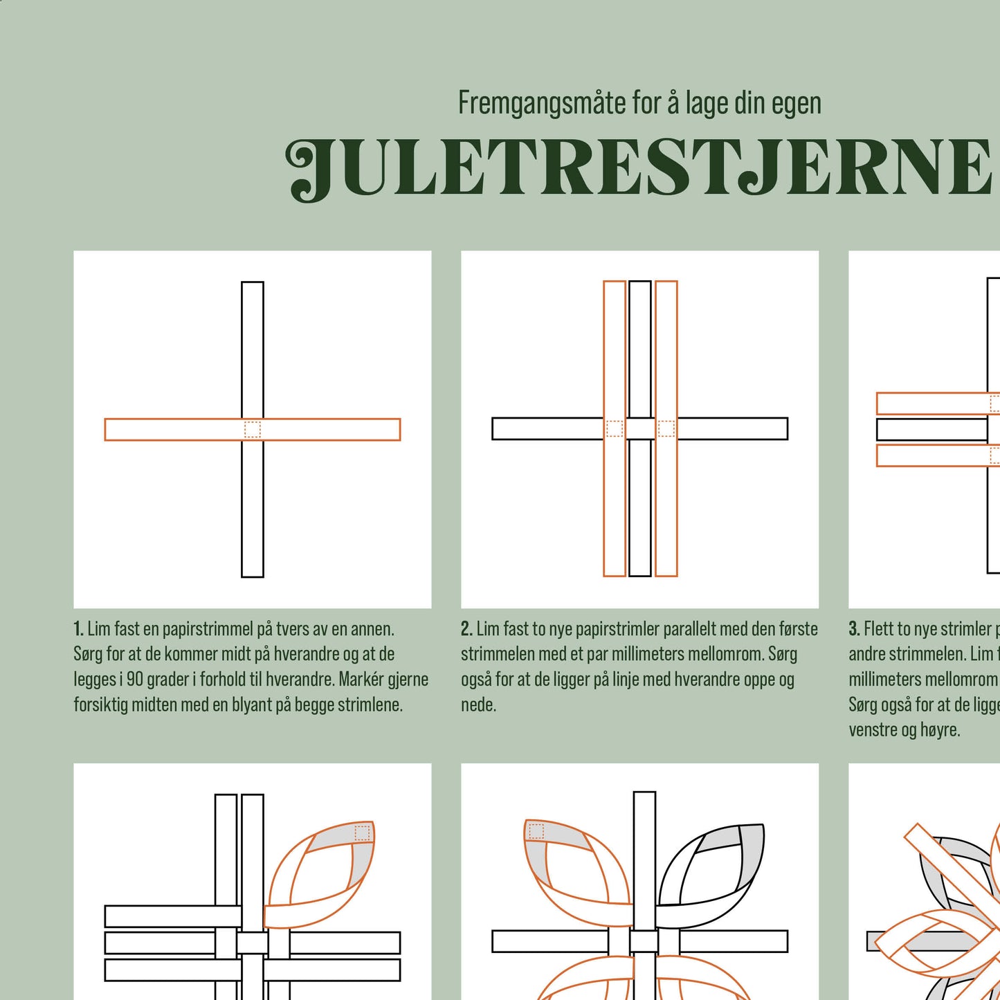 Oppskrift til Juletrestjerne